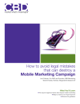Avoid Legal Mistakes in Mobile Marketing