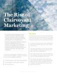 The Rise of Clairvoyant Marketing