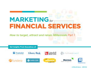 eBook Part 1 Now - Marketing to Millennials For Financial