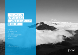 the digital experience transformation blueprint