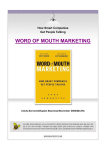 WORD OF MOUTH MARKETING