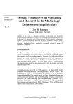 Nordic Perspectives on Marketing and Research in the Marketing