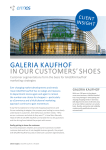 GALERIA KAufHof IN ouR CuSTomERS` SHoES