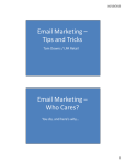 (Microsoft PowerPoint - Email Marketing \226 Tips and Tricks