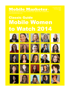 Mobile Women to Watch 2014