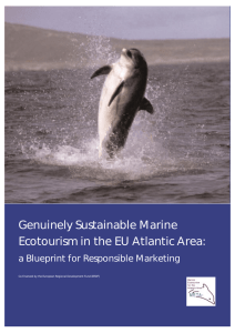 Genuinely Sustainable Marine Ecotourism in the EU Atlantic Area: