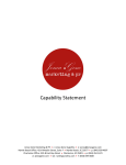 Capability Statement - Marketing Firm Myrtle Beach