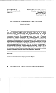 Working Paper 96-20 Departamento de Economía de la Empresa