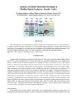 Analysis of Global Marketing Strategies in Distilled Spirits Industry