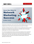 Seven New Rules For Network Marketing Success