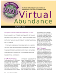 2003 Virtual Abundance - Society of American Florists