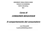 What is Consumer Behaviour? - Università degli Studi di Bari