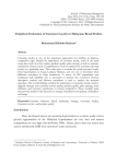 Empirical Evaluation of Customer Loyalty in Malaysian Retail Outlets