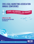 2015 LEGAL MARKETING ASSOCIATION ANNUAL CONFERENCE