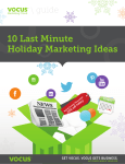 10 Last Minute Holiday Marketing Ideas \ guide GET VOCUS. VOCUS GETS BUSINESS.