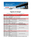 “Agents of change” ANZMAC2014 Program, 1st December – 3rd December 2014 DATE/TIME