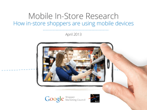 Mobile In-Store Research: How In-Store Shoppers Are Using Mobile