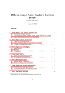 programme summary - Department of Informatics