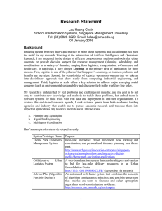 Research Statement - Singapore Management University