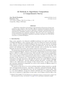 AI Methods in Algorithmic Composition
