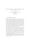 Technical Summary — Selection and Preprocessing of - DELPH-IN