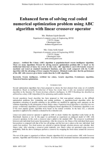 Enhanced form of solving real coded numerical optimization