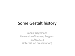Some Gestalt history