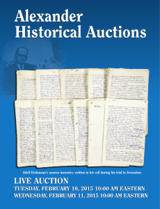 Alexander Historical Auctions Alexander Historical Auctions