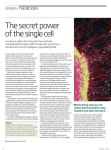 The secret power of the single cell