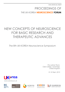 Proceedings from the 2015 UK-Korea Neuroscience Symposium