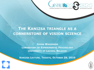 Kanizsa figures in current vision science