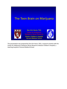 The Teen Brain on Marijuana