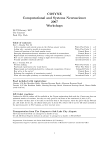 Workshop program booklet