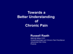 Towards a Better Understanding of Chronic Pain