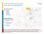 The Melting Pot? - Colorado Department of Education