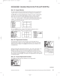 Calculator Notes for the Texas Instruments TI-83 and TI