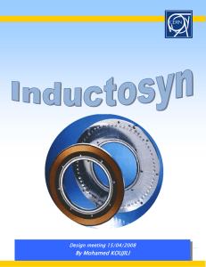 Inductosyn position transducers - Wire Scanner Design Project web