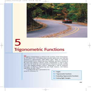 5 Trigonometric Functions H