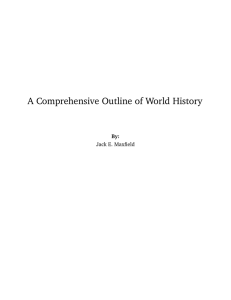 "A Comprehensive Outline of World History: A.D. 1501