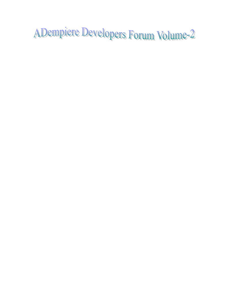Untitled Adempiere Erp Wiki