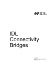 IDL Connectivity Bridges - Harris Geospatial Solutions