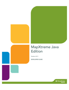 MapXtreme Java Developers Guide