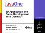 3D Application and Game Development With OpenGL