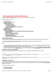 JDK Installation for Microsoft Windows