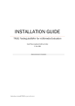 TRUE - Installation guide