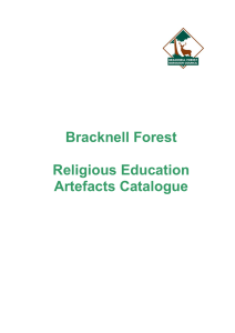 Sacre Artefacts Catalogue - Bracknell Forest Council