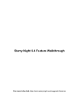 Starry Night 6.4 Feature Walkthrough