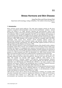 Stress Hormone and Skin Disease