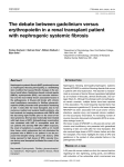 The debate between gadolinium versus erythropoietin in a renal