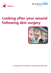 Looking after your wound following skin surgery